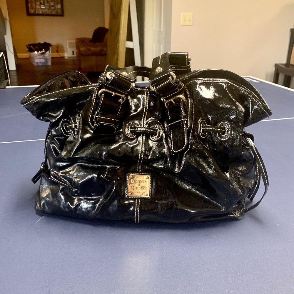 Patent Leather Dooney and Bourke Tote
